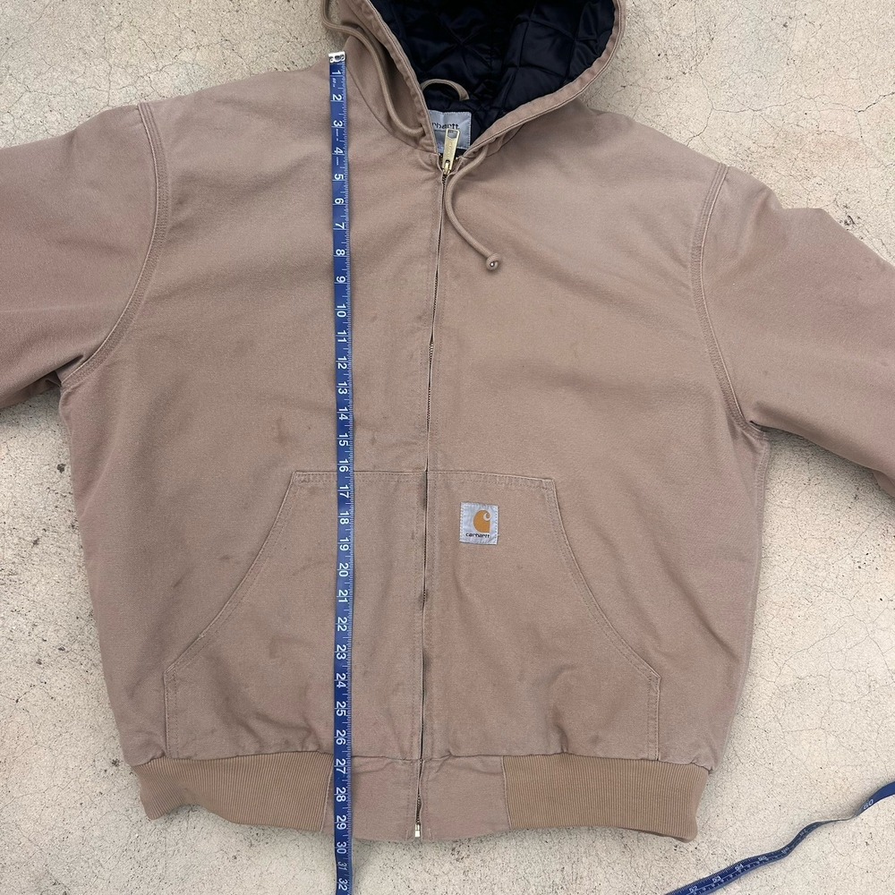 CARHARTT WIP‎ OG ACTIVE JACKET TAN CANVAS  XL QUILTED - Picture 7 of 12